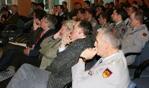 More than 130 members of government, industry, academia and the armed forces attend the Young AFCEAN discussion on cyberdefense, held in February.